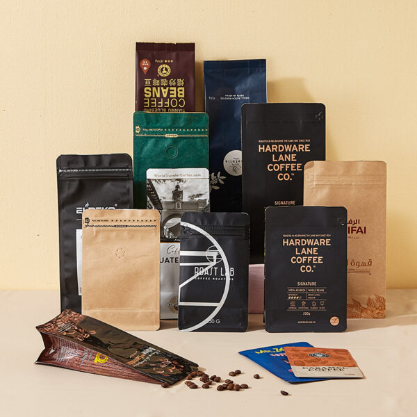 custom printed pouches - flexible packaging with logo