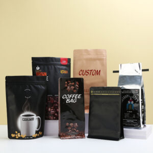 coffee pouch packaging - custom coffee bag with zipper
