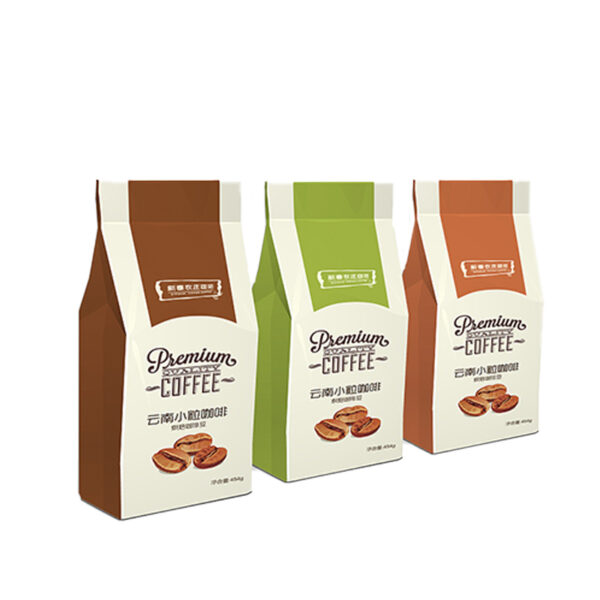printed coffee bags with custom logo and valve