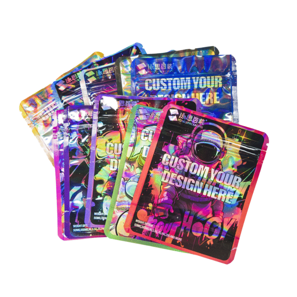 Custom Mylar Bags - Personalized Packaging for Food, Cannabis & More1000pcs Custom Printed 3.5g7g - 图片 2