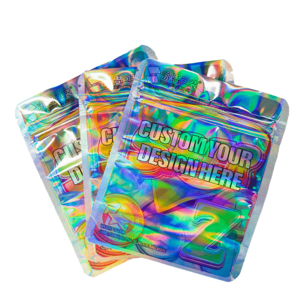 Custom Printed Zipper Packaging Bags for Sweets Snacks Candies Chewing Gum Milk Pet Food Stand up Pouches - 图片 2