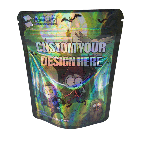 Custom Printed Zipper Packaging Bags for Sweets Snacks Candies Chewing Gum Milk Pet Food Stand up Pouches - 图片 3
