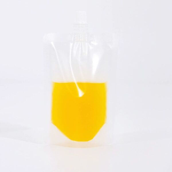 Custom Logo Transparent Juice Packing Bags Stand up Spout Pouch for Drink Bag - 图片 4