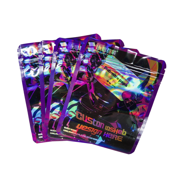 Mylar Bags Stand up Pouch Packaging Ziplock Custom Printed for Food Storage Ziplock Edible Logo Coffee Plastic Smell Proof Bags - 图片 4
