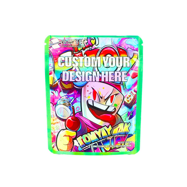 Custom Printed 3.5 3.5g/7g/1oz With My Logo Smell Resealable Proof Packaging Design Child Pouch Stand up Ziplock Pound Mylar Bag - 图片 4
