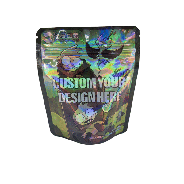 Custom Printed Zipper Packaging Bags for Sweets Snacks Candies Chewing Gum Milk Pet Food Stand up Pouches - 图片 4