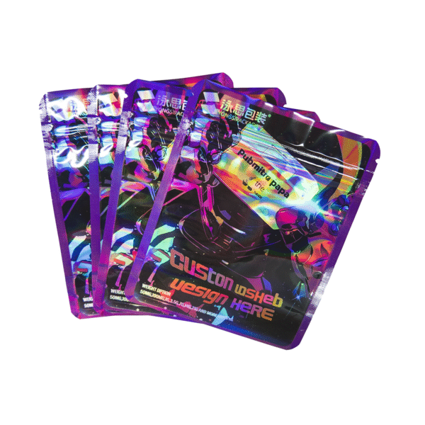 Mylar Bags Stand up Pouch Packaging Ziplock Custom Printed for Food Storage Ziplock Edible Logo Coffee Plastic Smell Proof Bags - 图片 5