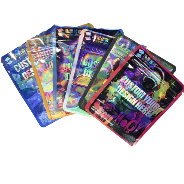 Custom Mylar Bags - Personalized Packaging for Food, Cannabis & More1000pcs Custom Printed 3.5g7g - 图片 5