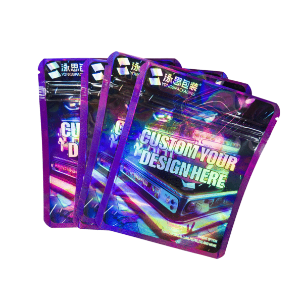 Mylar Bags Stand up Pouch Packaging Ziplock Custom Printed for Food Storage Ziplock Edible Logo Coffee Plastic Smell Proof Bags - 图片 6
