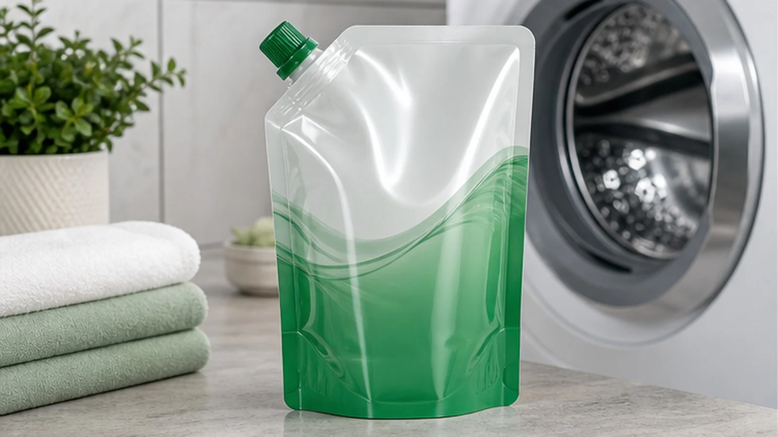 Spout Pouches for Liquid Detergent Refills: Design and Compatibility
